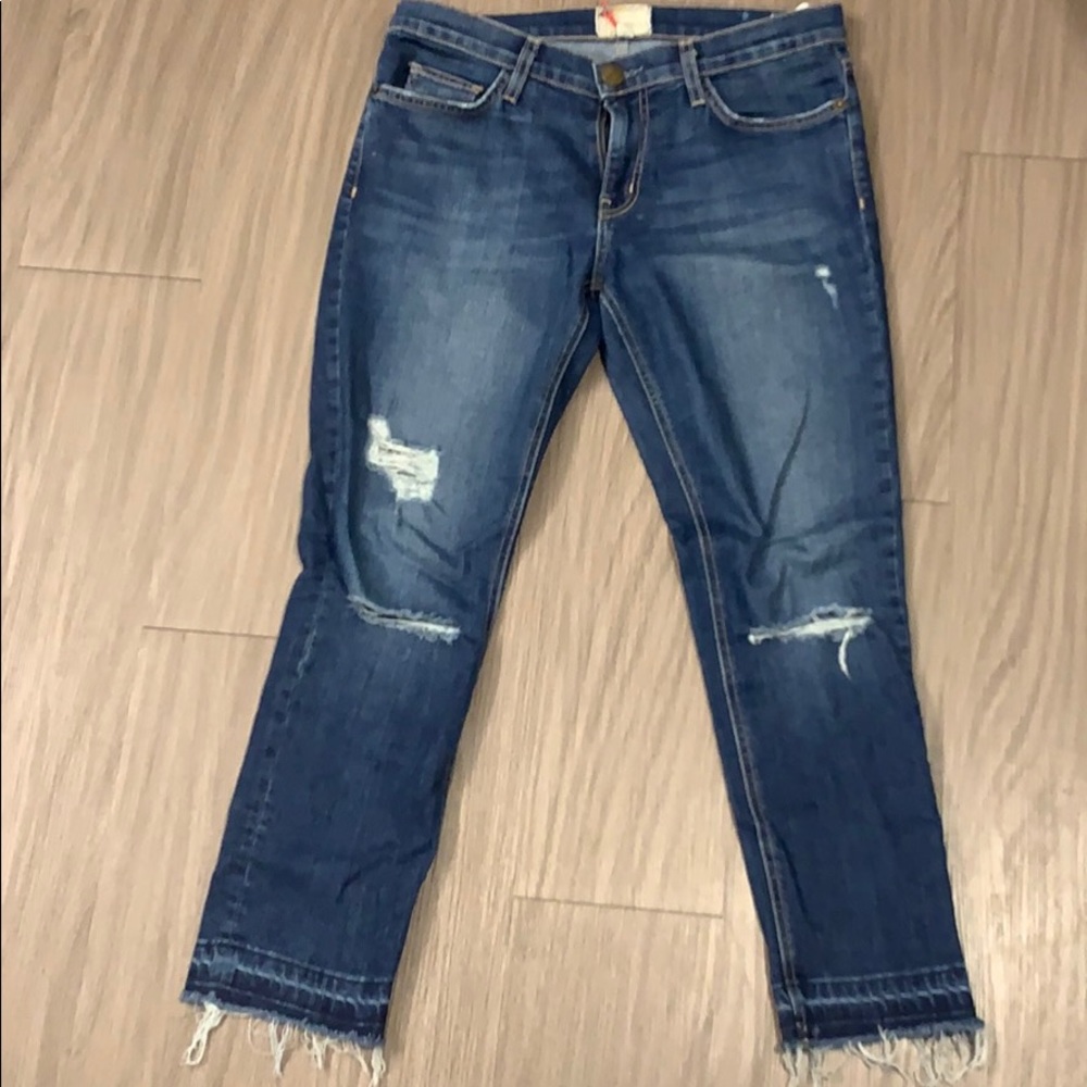 Nwot! Cropped straight leg jeans